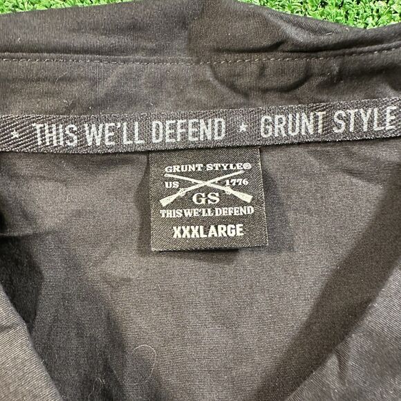 Three (3) Grunt Style Garage SS Button Down Mens Shirts Size XXXL American Flag - Picture 8 of 16